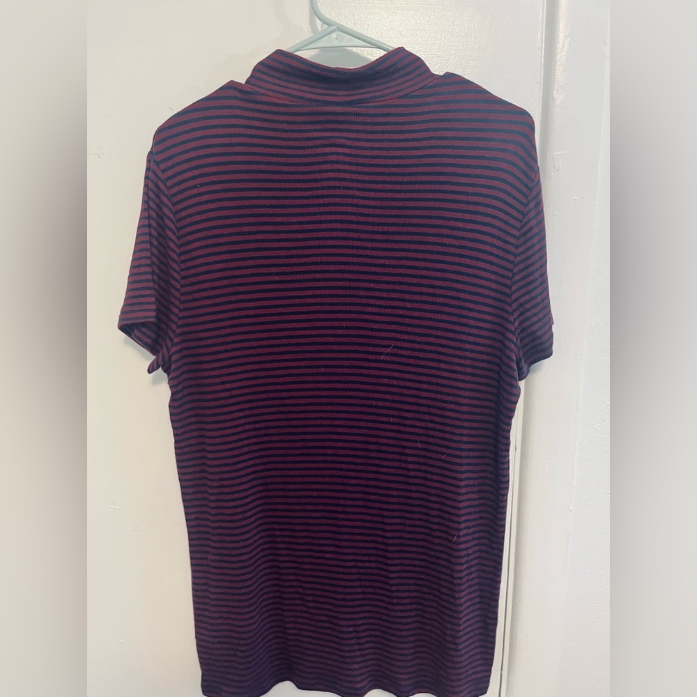Gap Short Sleeve Ribbed Turtleneck